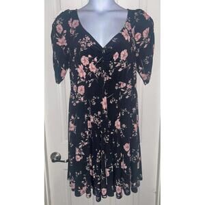 Torrid Dress Floral Skater Sz 2